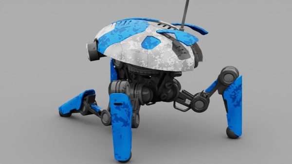 SPY ROBOT  CELL  Rigged Character