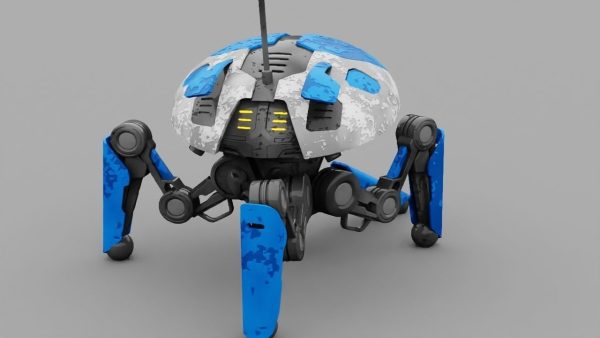 SPY ROBOT  CELL  Rigged Character