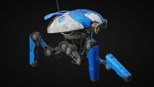 SPY ROBOT  CELL  Rigged Character