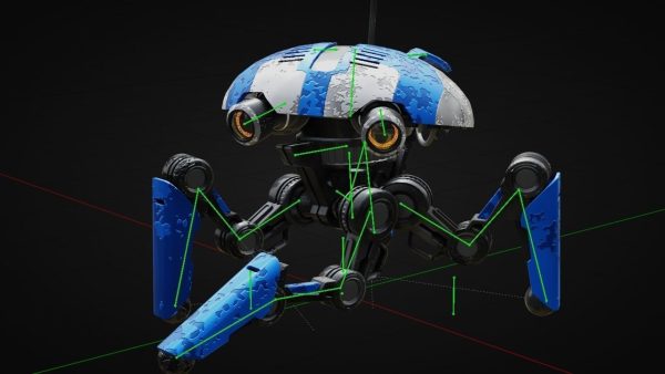 SPY ROBOT  CELL  Rigged Character