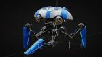 SPY ROBOT  CELL  Rigged Character