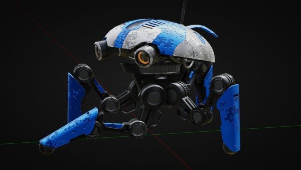 SPY ROBOT  CELL  Rigged Character