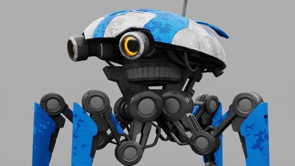 SPY ROBOT  CELL  Rigged Character