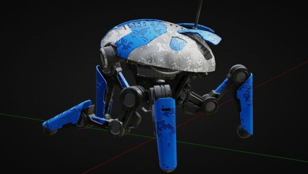 SPY ROBOT  CELL  Rigged Character