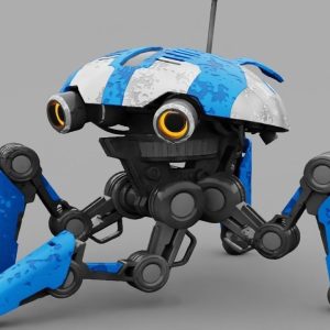 SPY ROBOT  CELL  Rigged Character