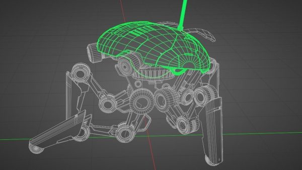 SPY ROBOT  CELL  Rigged Character
