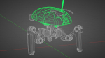 SPY ROBOT  CELL  Rigged Character