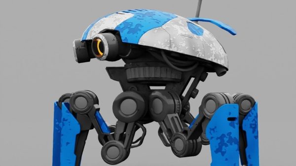 SPY ROBOT  CELL  Rigged Character