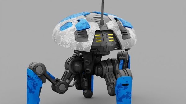 SPY ROBOT  CELL  Rigged Character
