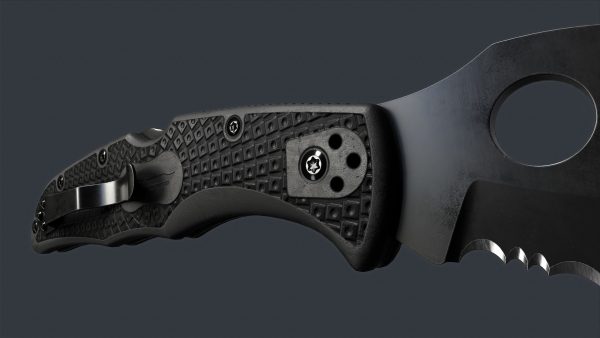 Spyderco Matriarch 2 Lightweight Folding Knife PBR Game Ready
