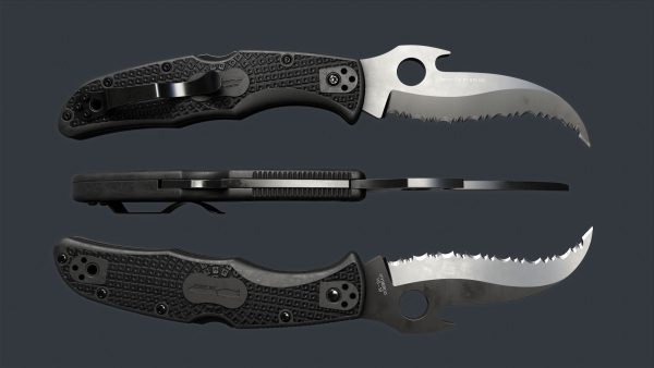 Spyderco Matriarch 2 Lightweight Folding Knife PBR Game Ready