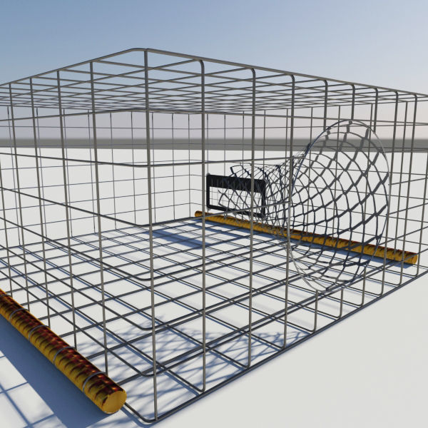 Square Fish Trap 1