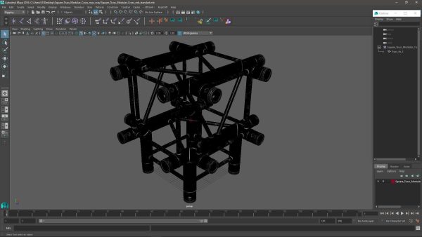 Square Truss Modular Cross