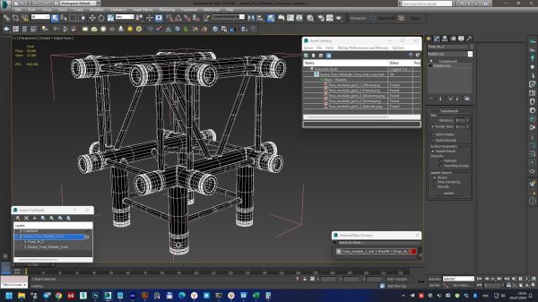 Square Truss Modular Cross
