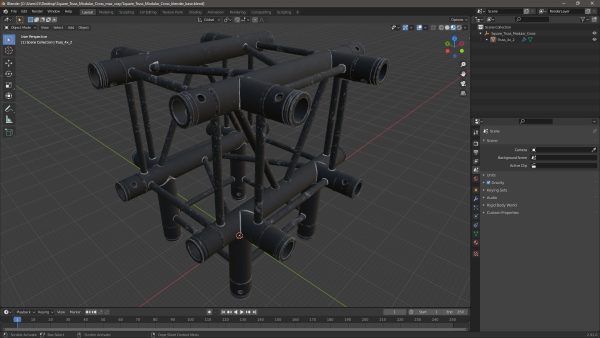 Square Truss Modular Cross