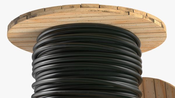 Stack of Wooden Cable Reels