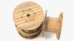 Stack of Wooden Cable Reels