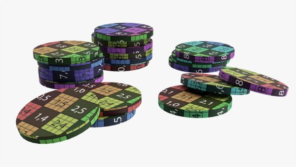 Stacks of casino chips 01