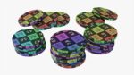 Stacks of casino chips 01
