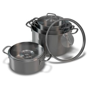 stainless-cooking-pots-with-glass-covers-3d-model-obj-3ds-fbx-blend