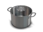 Stainless Cooking Pots with Glass Covers