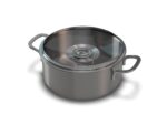 Stainless Cooking Pots with Glass Covers