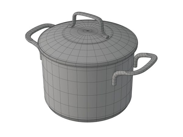Stainless Cooking Pots with Glass Covers
