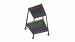 Stainless Steel 2 Shelf Medical Instrument Trolley