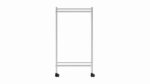 Stainless Steel 2 Shelf Medical Instrument Trolley