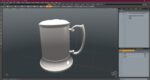 Stainless Steel Beer Stein with Beer