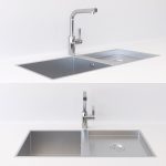 Stainless Steel Sinks and Elio Tap by Dornbracht