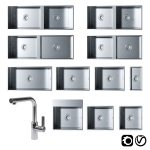 Stainless Steel Sinks and Elio Tap by Dornbracht