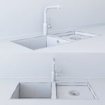 Stainless Steel Sinks and Elio Tap by Dornbracht