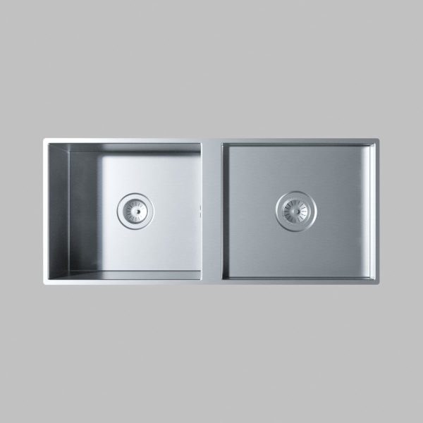 Stainless Steel Sinks and Elio Tap by Dornbracht