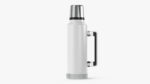 Stainless Steel Vacuum Bottle White