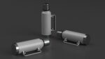 Stainless Steel Vacuum Bottle White