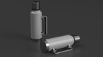 Stainless Steel Vacuum Bottle White
