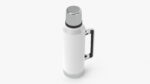 Stainless Steel Vacuum Bottle White