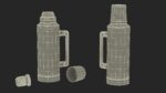 Stainless Steel Vacuum Bottle White