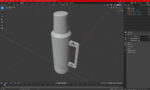 Stainless Steel Vacuum Bottle White