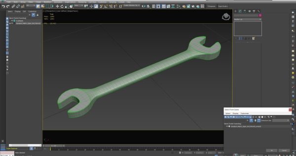 Standard Metric Open End Wrench