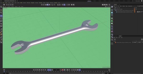 Standard Metric Open End Wrench