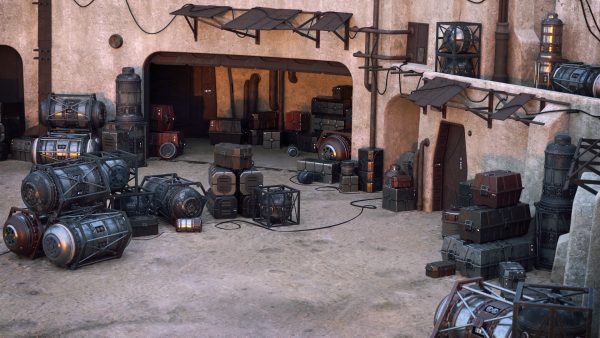Star Wars Crates and Barrels 33 Variants - 3D Asset Kit PBR