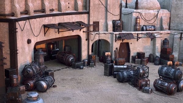 Star Wars Crates and Barrels 33 Variants - 3D Asset Kit PBR