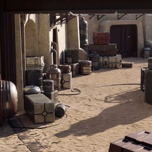 Star Wars Crates and Barrels 33 Variants - 3D Asset Kit PBR