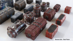 Star Wars Crates and Barrels 33 Variants - 3D Asset Kit PBR