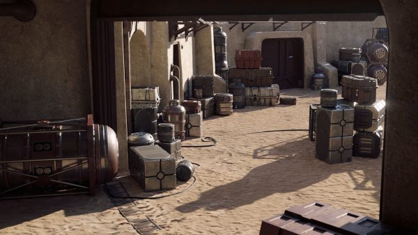 Star Wars Crates and Barrels 33 Variants - 3D Asset Kit PBR