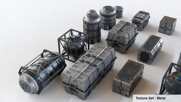 Star Wars Crates and Barrels 33 Variants - 3D Asset Kit PBR