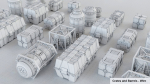 Star Wars Crates and Barrels 33 Variants - 3D Asset Kit PBR
