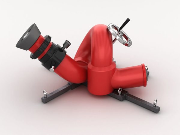 Stationary Fire Hose Spray Nozzle
